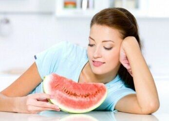 A girl goes on a watermelon diet to fight obesity. 